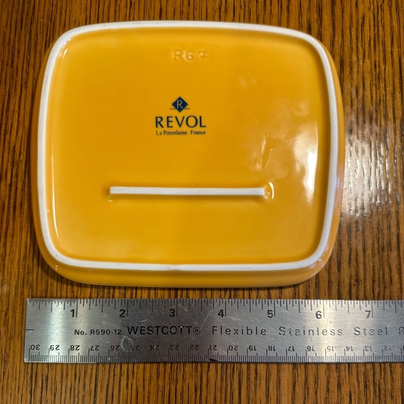 Revol La Porcelaine, France Butter Dish - Picture 2 of 8
